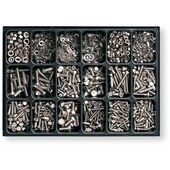 BS3020 Sechskantschr.n, Muttern und U.scheiben Sortiment im Koffer